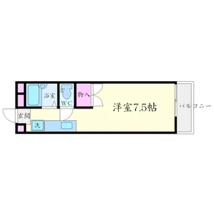 ハイツホシガキ【1階】の間取り