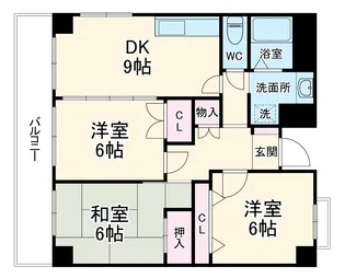 リバージュ伊藤【2階】の間取り