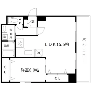 シティーズアーク天満橋【3階】の間取り