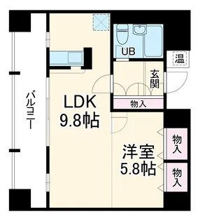 アウ?ァンセクール西天満5丁目【6階】の間取り