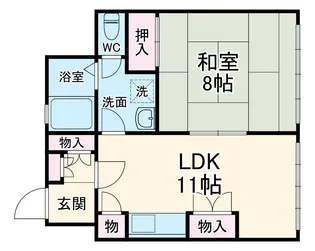 グランヴィ新大阪【5階】の間取り