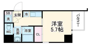 I-DIL NAKANOSHIMA EAST【7階】の間取り