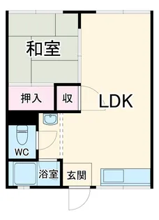 仲善ハイツ【2階】の間取り