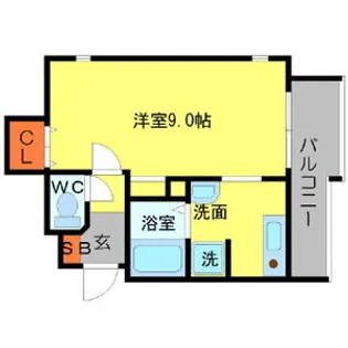 Villa Ciel【1階】の間取り