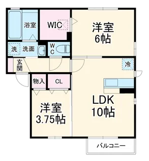 リバレイン Ⅰ【1階】の間取り