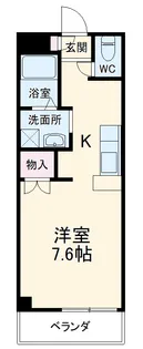 エトワール参番館【203号室】の間取り