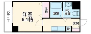 ALZA東天満【2階】の間取り