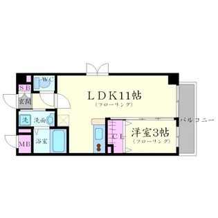 石塚ハイム【1階】の間取り