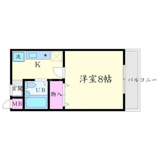 ブライトンヒルズ箕面【1階】の間取り