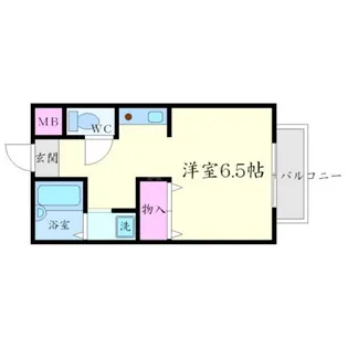 ハイム多摩Ⅱ【1階】の間取り