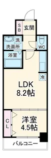 セノアタワー新大阪【3階】の間取り