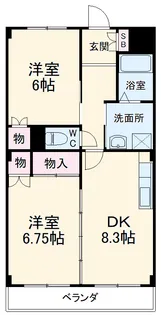 レザンヴェール鎌倉台【2階】の間取り
