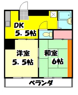 メゾン梅沢きよしケ丘【3階】の間取り
