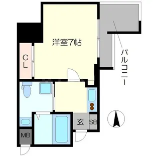 セレニテ梅田ルフレ【14階】の間取り