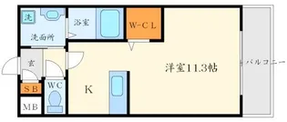 ヘーベル小野原西【3階】の間取り
