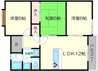 メゾン・グランドール【4階】の間取り