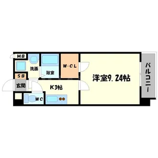 Primavera Hills【3階】の間取り