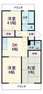 ルーインズガーデン【105号室】の間取り