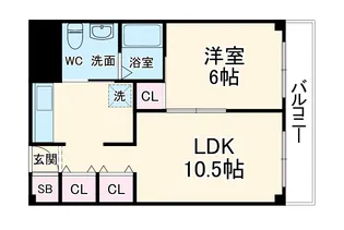 INOVE千里万博公園【5階】の間取り