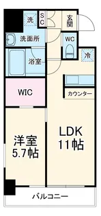 LaDouceur天満【5階】の間取り