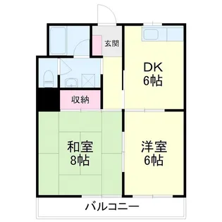 サンシャイン天王Ⅱ【4階】の間取り
