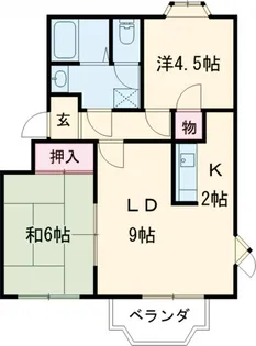 メゾンドプラム【2階】の間取り