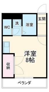 メゾン諸ノ木【103号室】の間取り