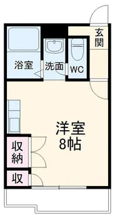 メゾン諸ノ木【205号室】の間取り
