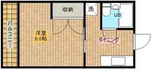 メゾンマリアージュ【202号室】の間取り