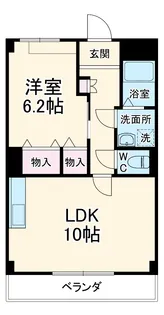 アバンス【1階】の間取り