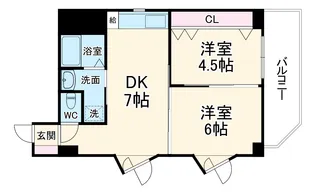 朝日プラザ靭公園第2【11階】の間取り