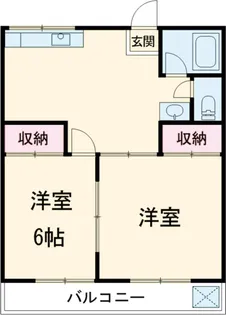 ラ・ヒル【2階】の間取り