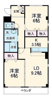 フォレスタ【1階】の間取り