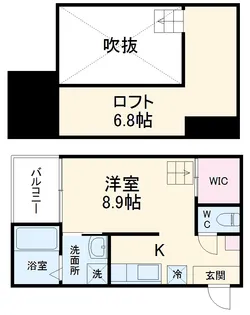 サクセスパートナー【103号室】の間取り
