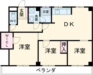 マイアみどり【4D号室】の間取り
