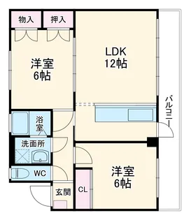 カトルさんたかね【4階】の間取り