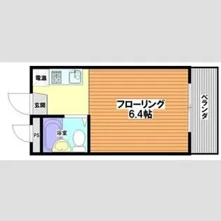 ソサエティ山手【2階】の間取り