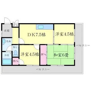 ラ・ヴィオラ桃山台【2階】の間取り
