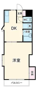 カーサ・デ・ソル【101号室】の間取り