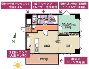 ヴィラ・エンゲルストロイメ【2階】の間取り