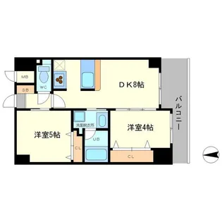 アーデンタワー本町イースト【12階】の間取り