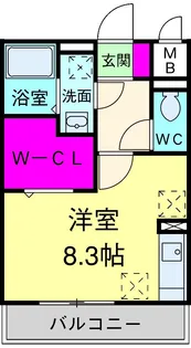 ベルデュール【3階】の間取り