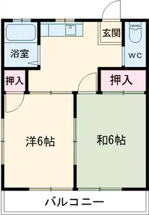 コーポカンナ【2階】の間取り