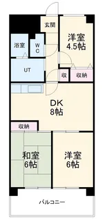 あおいマンション【3階】の間取り