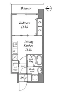 スプランディッド安土町【2階】の間取り