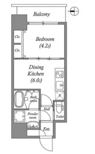 スプランディッド安土町【11階】の間取り