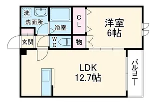 へーベルメゾンKⅡ【1階】の間取り