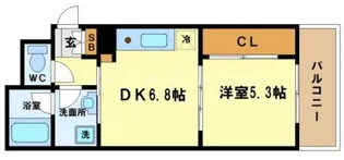 KAISEI江戸堀【11階】の間取り