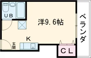 ルミエール蘭【2階】の間取り