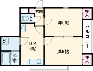 パルティールステージ1【301号室】の間取り